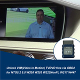 MB VIM TV Free W205 W217 W222 W447 MY2018+ Via OBD2 NTG5.2